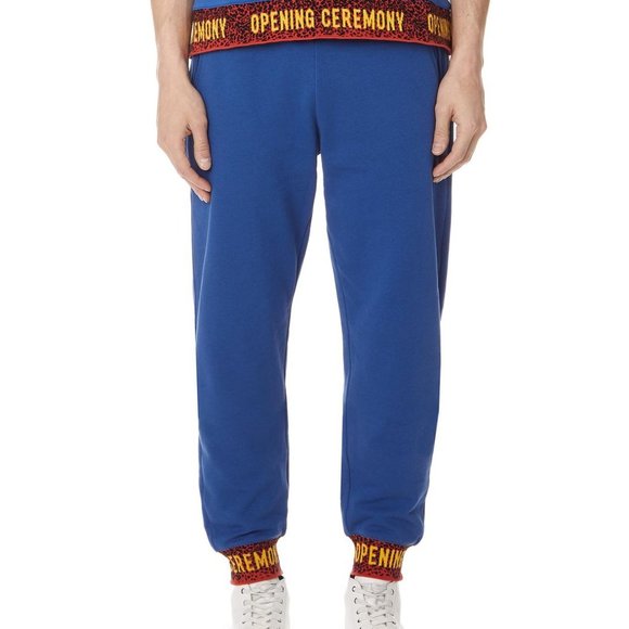 Opening Ceremony Other - Opening Ceremony Blue Elastic Logo Sweatpants